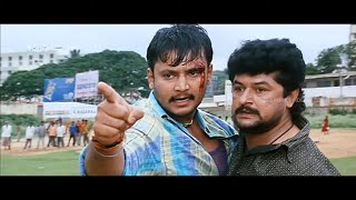 Darshan Playing Cricket With Srirampura Team | Action Scene | Kalasipalya Kannada Movie