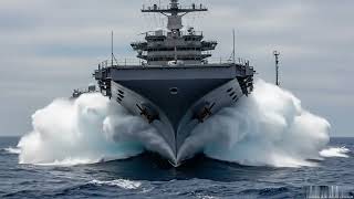 Inside US Navy’s Massive Combat Ships Patrolling the Seas at Full Speed