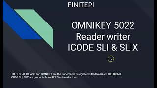 Understand ICODE SLIX Tags using OMNIKEY 5022