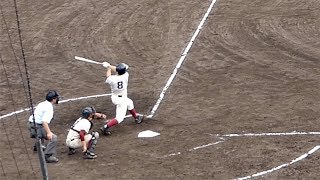 大阪桐蔭 中野波来 ホームラン(堺工科戦/2018秋季大阪大会 1回戦)