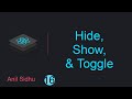 React tutorial for beginners #16 Hide, Show and Toggle in ReactJs