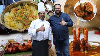 Hyderabadi Dum Murg Biryani And Pathar Ke Kabab | Firdaus Taj Krishna | Hyderabad Food