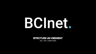 BCInet - Effectuer un virement en Nouvelle-Calédonie, en France et dans les DOM TOM