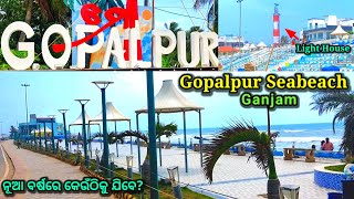 Gopalpur sea beach, ganjam, odisha, gopalpur sea beach new look, gopalpur sea beach tour