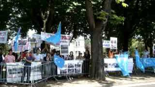 Uyghur demonstration Brussels 5 July 2011 - 1