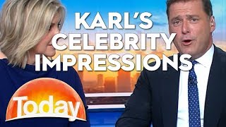 Karl's Celebrity Impressions | TODAY Show Australia