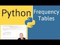 Python for Data Analysis: Frequency Tables