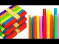 15 BEST DIY CRAFTS WITH POPSICLE STICKS AND DRINKING STRAWS