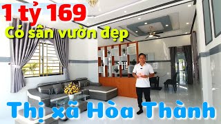 Nhà đẹp sân vườn 3 phòng ngủ 2 toilet sân ô tô giá rẻ 1 tỷ 169 triệu ở Thị xã Hòa Thành Tây Ninh