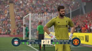 LIVERPOOL vs MANCHESTER UNITED | English Premier League | Penalty Shootout ! Gameplay PES 2019