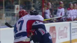 Radulov questionable tackle on Mozyakin