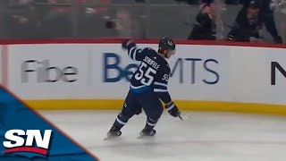 Jets' Mark Scheifele Rockets Home One-Timer To Finish Off Pretty Passing Play