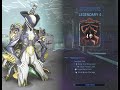 Warframe Mastery rank 34 / Legend 4 test