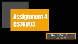 Real-Time Rendering Assignment 4 - MIP Mapping