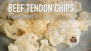 Beef Tendon Chips Experiment