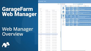 GarageFarm.NET | WebManager | Overview tutorial