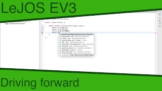 LeJOS EV3 Ep2 - Driving forward