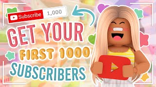 How to Get Your First 1000 Subscribers FAST || *2021-2022*