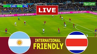ARGENTINA vs COSTA RICA  - International Friendly 2024 | Full Match All Goals | Live Football Match