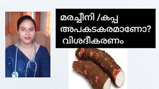 മരച്ചീനി /കപ്പ അപകടകരമാണോ? വിശദീകരണം #malayalam #tapioca #dranjitha