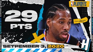 Kawhi Leonard 29 Pts Full Game 1 Highlights | Nuggets vs Clippers | September 3, 2020 NBA Playoffs