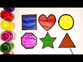 shapes drawing for kids learn 2d shapes colors for toddlers preschool learning part 1020