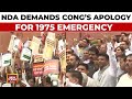 BJP Protests Emergency Of 1975, Seeks Apology From Congress | India Today