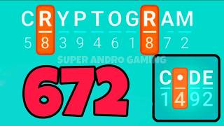 CRYPTOGRAM 672