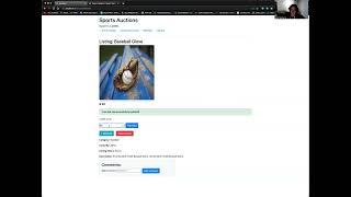 CS50 web programming with python and javascript - Auctions project