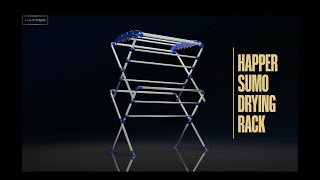 Happer Premium Sumo Cloth Drying Rack Assembly Guide