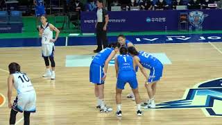 WKBL 우리은행 우리WON  신한은행전 김단비 선수 woori bank kim danbi   Korea Pro Basketball