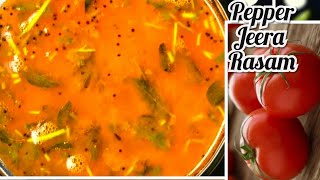 Jeera \u0026 Pepper rasam|ಚಳಿಗಾಲದಲ್ಲಿ ಮಾಡಿ ಈ ರುಚಿಯಾದ ಮೆಣಸು ಮತ್ತು ಜೀರಿಗೆ ರಸಂ 10 ನಿಮಿಷದಲ್ಲಿ