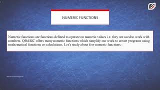 Function in QBASIC