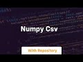 numpy csv