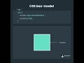 CSS box-model
