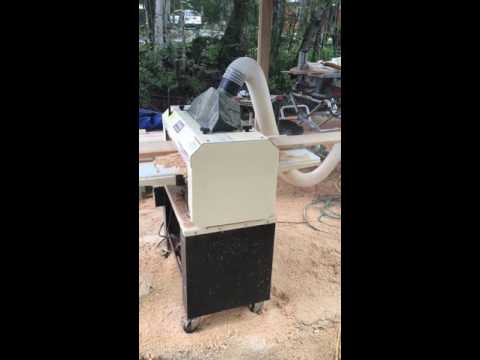 Making log siding. Making log siding.