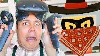 I GET ROBBED WHILE WORKING AT THE STORE !!! 🔫 - Store Clerk (Job Simulator Virtual Reality)