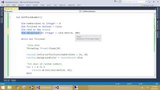VB.NET 2013: Master Class - Number Hacker Program