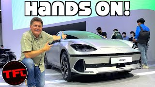 Coming To America - Let's Check Out The SUPER Futuristic Hyundai Ioniq 6 In Person!