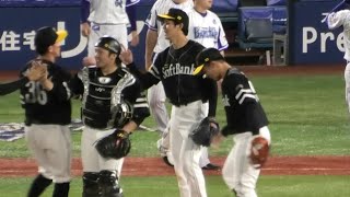 ホークス 高橋礼 256日ぶりの１軍登板で9回を締める！2022.5.25(横浜スタジアム)