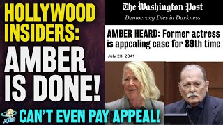 Hollywood Says: AMBER IS DONE! She Can't Even Pay For An Appeal?! Johnny Depp Will Work Again!