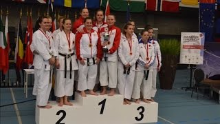 2017 JKA European Championship - Senior Ladies Team Kumite