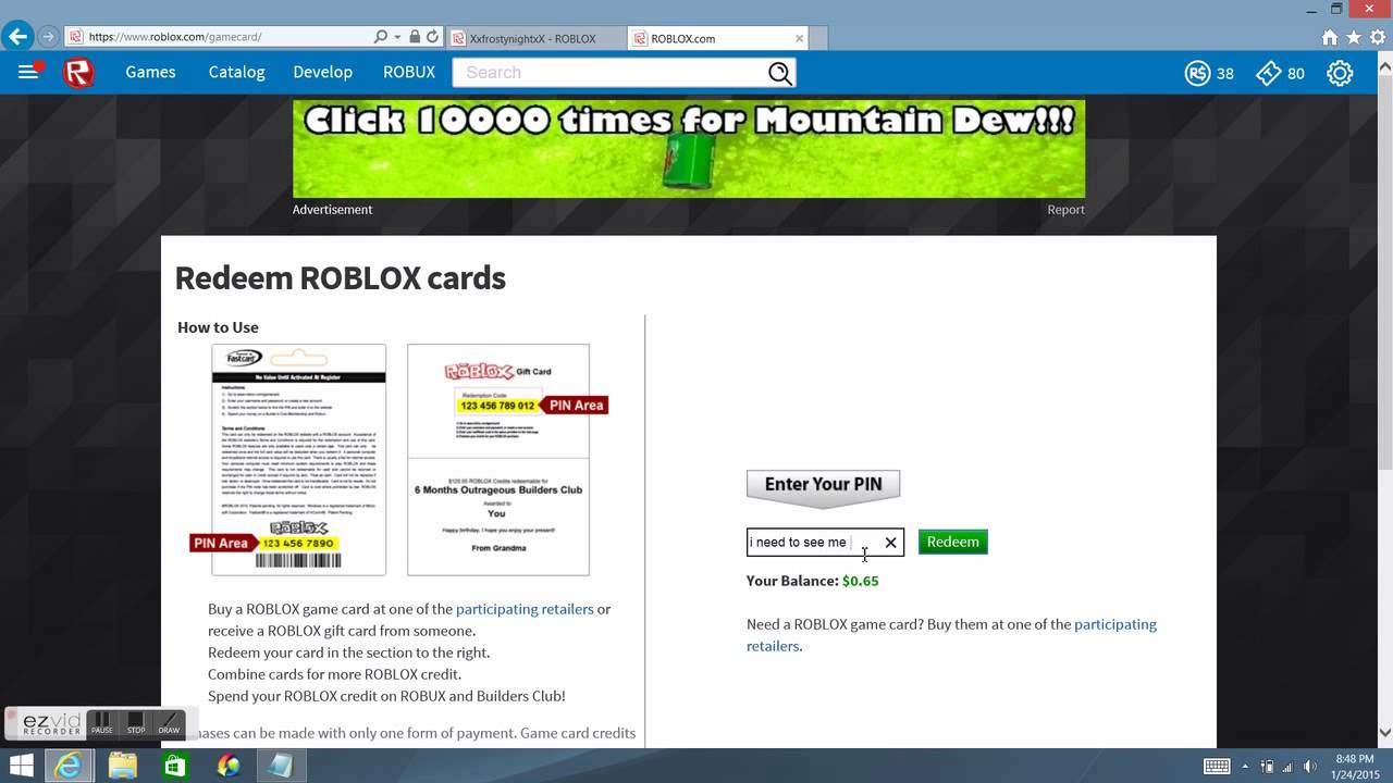 How To Redeem Your Roblox Gift Card Code - YouTube