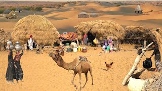 Pakistani Desert Village Life Near India Pakistan Border | Traditional Desert Village Life