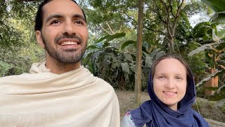 Walking in Mayapur - From the house to the Ganges