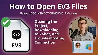 How to Open EV3 Files (LEGO MINDSTORMS EV3 Software)