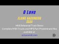 O Love, by Elaine Hagenberg, SSAA MIDI & MP3 Practice Tracks