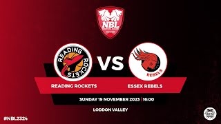 NBL1: Reading Rockets v Essex Rebels - 19.11.23