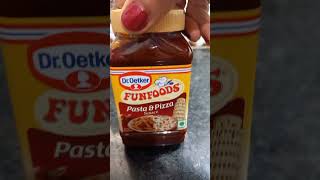 ASMR | Sauce | ₹ 89 | Funfoods Pasta \u0026 Pizza Sauce | Dr. Oetker | Pizza Sauce | Pasta Sauce #Shorts