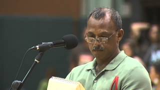 Leland Pa - Dept. of Interior hearing in Keaukaha (July 2, 2014)